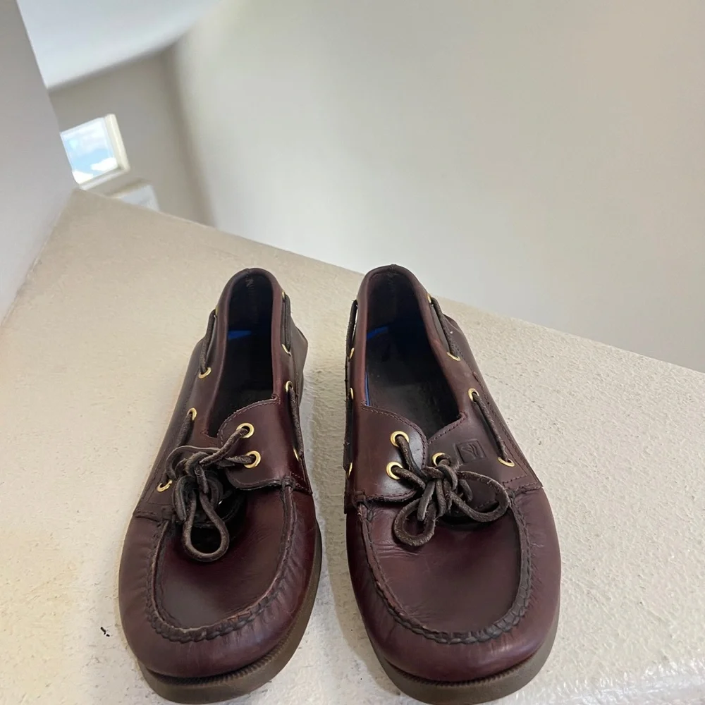 Sperry Top-Sider Men's Authentic Original‎ Boat Driving Shoe Amaretto Size 10.5